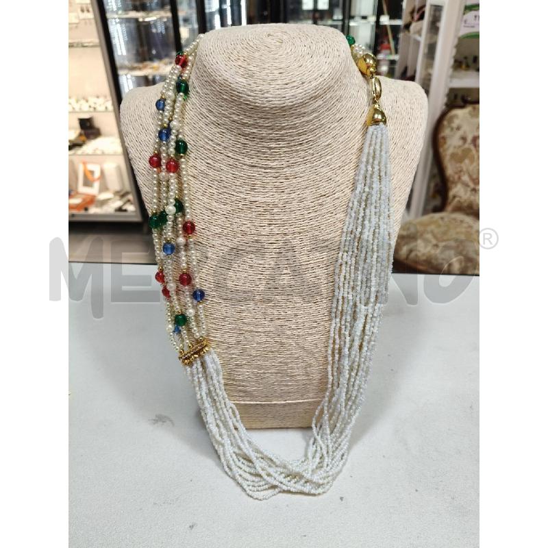 COLLANA LU MULTIF PERL BIA/BIA -COL | Mercatino dell'Usato Roma talenti 1