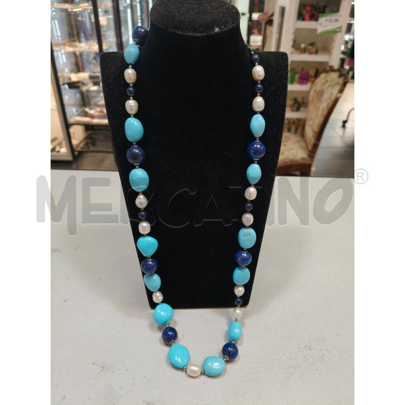 COLLANA LU SFERE LAPIS/PERLE SCAR/TURCH | Mercatino dell'Usato Roma talenti 1