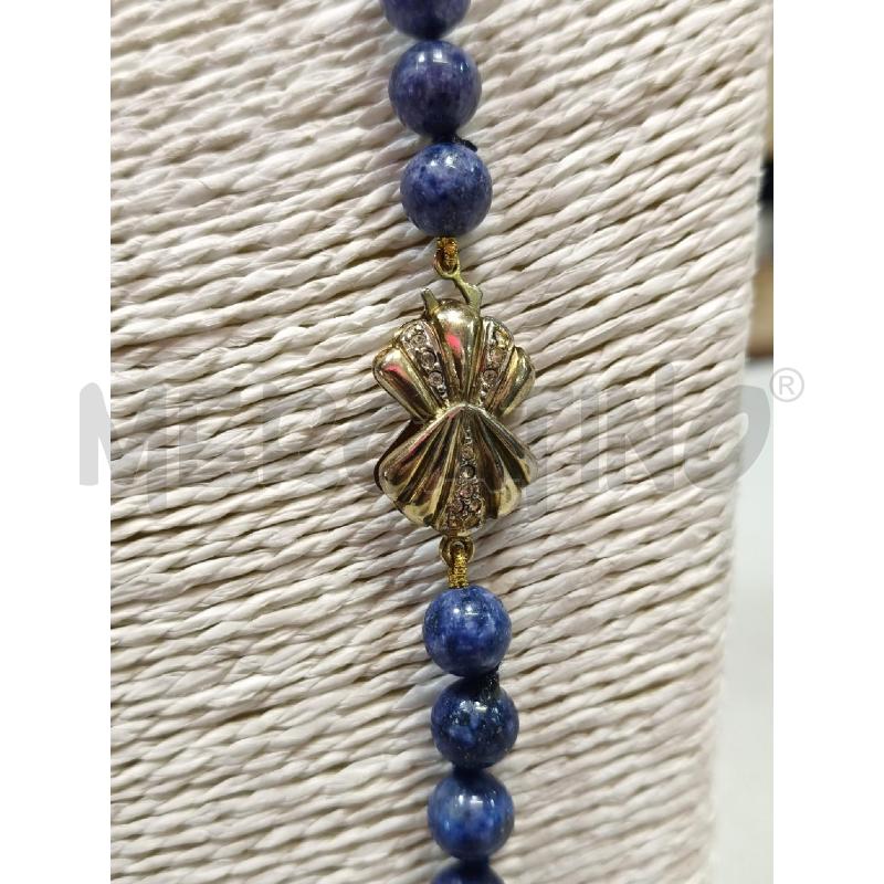 COLLANA LU SFERE LAPIS CHIUS FUSION FIOCCO DOR STRASS  | Mercatino dell'Usato Roma talenti 2