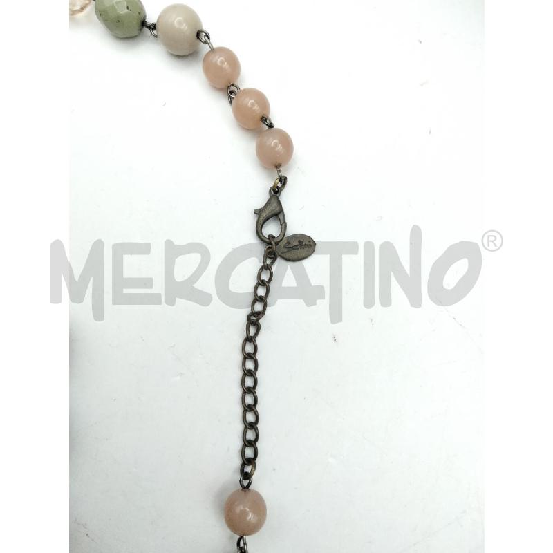 COLLANA LU SODINI SFERE OVALI MAXI FIORE  | Mercatino dell'Usato Roma talenti 3
