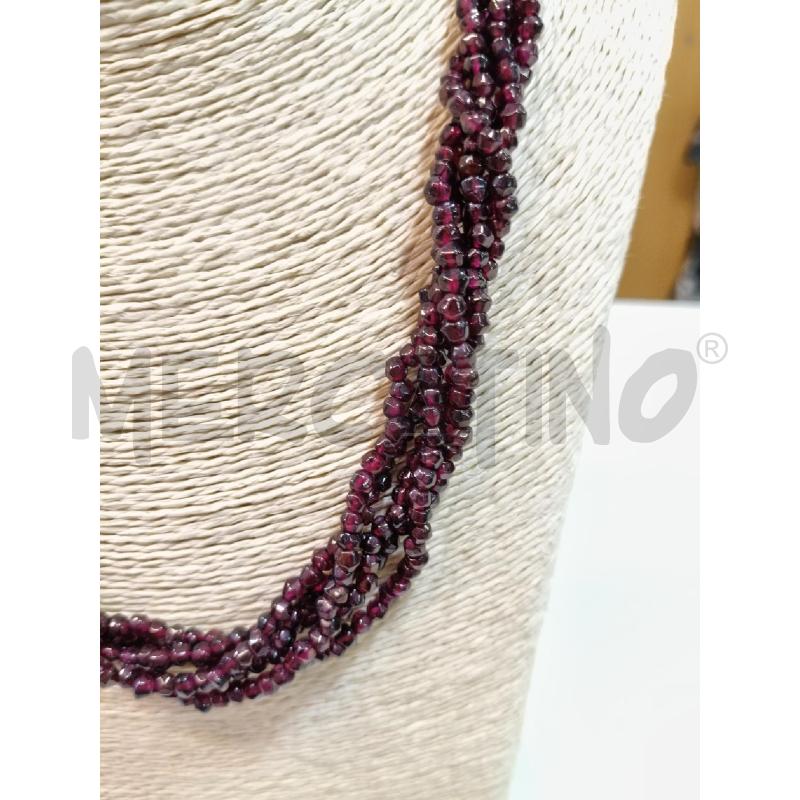 COLLANA MULTIF SASSOLINI GRAN CHIUS TONDO DOR FOGLIA STRASS | Mercatino dell'Usato Roma talenti 3