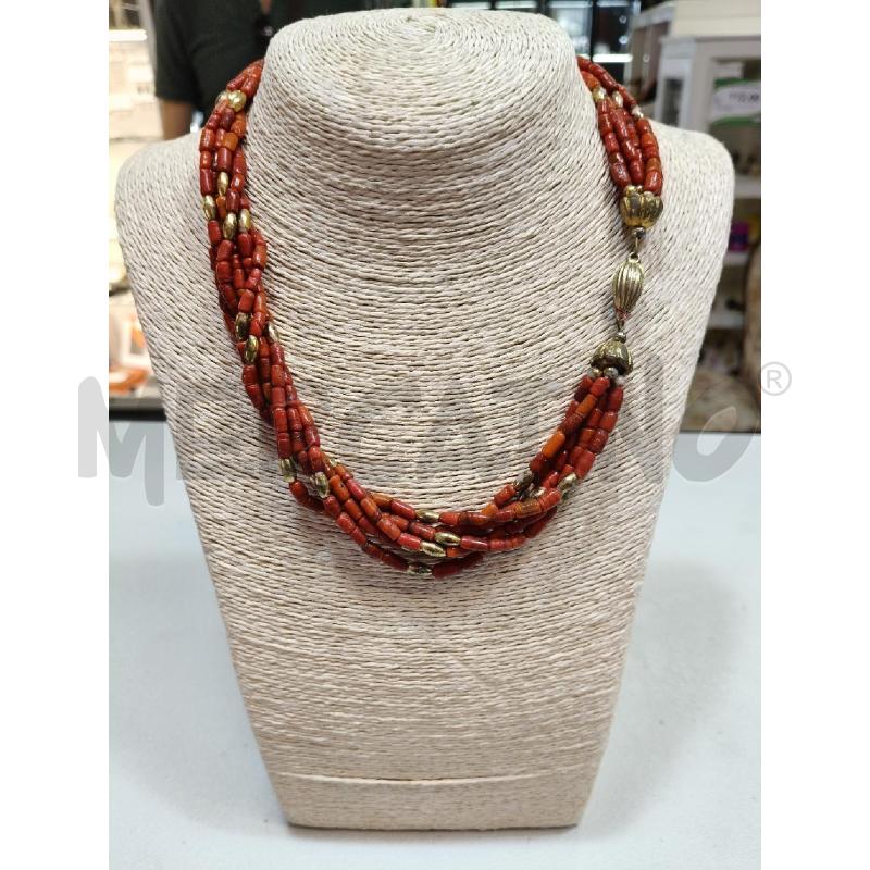 COLLANA MULTIF TUBETTINI COR/DOR | Mercatino dell'Usato Roma talenti 1