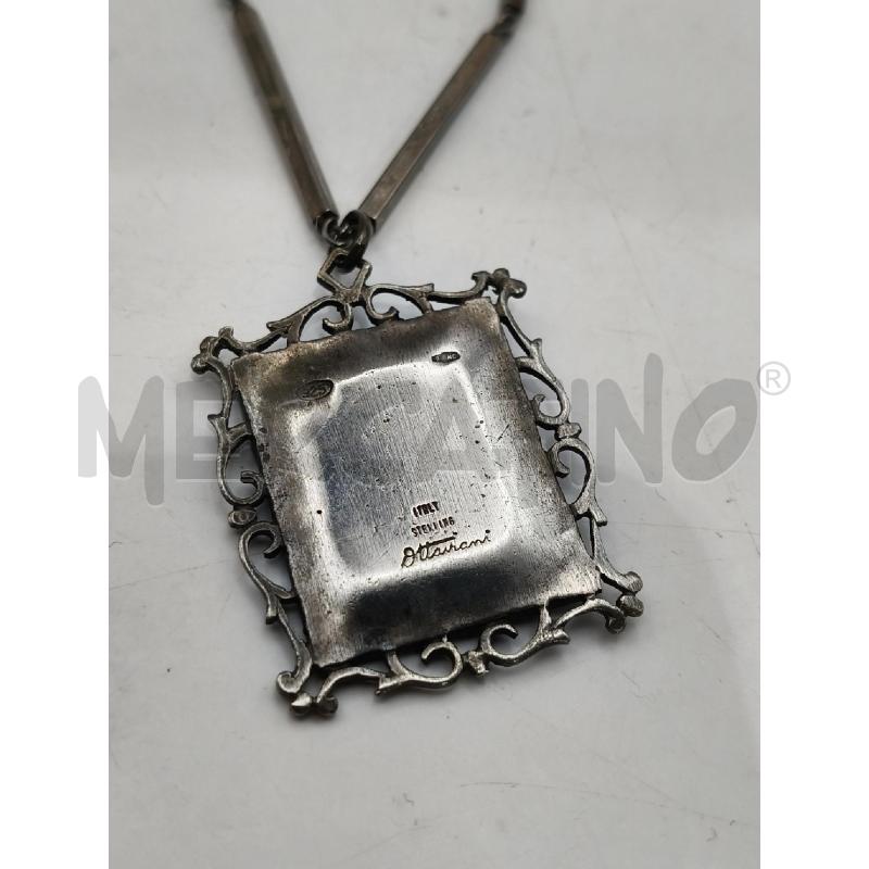 COLLANA OTTVIANI FUSION LU SEGM MADONNA SMALTO BLU  | Mercatino dell'Usato Roma talenti 4