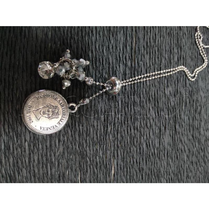COLLANA PESERICO CATENALLA MONETA LOGO  | Mercatino dell'Usato Roma talenti 3