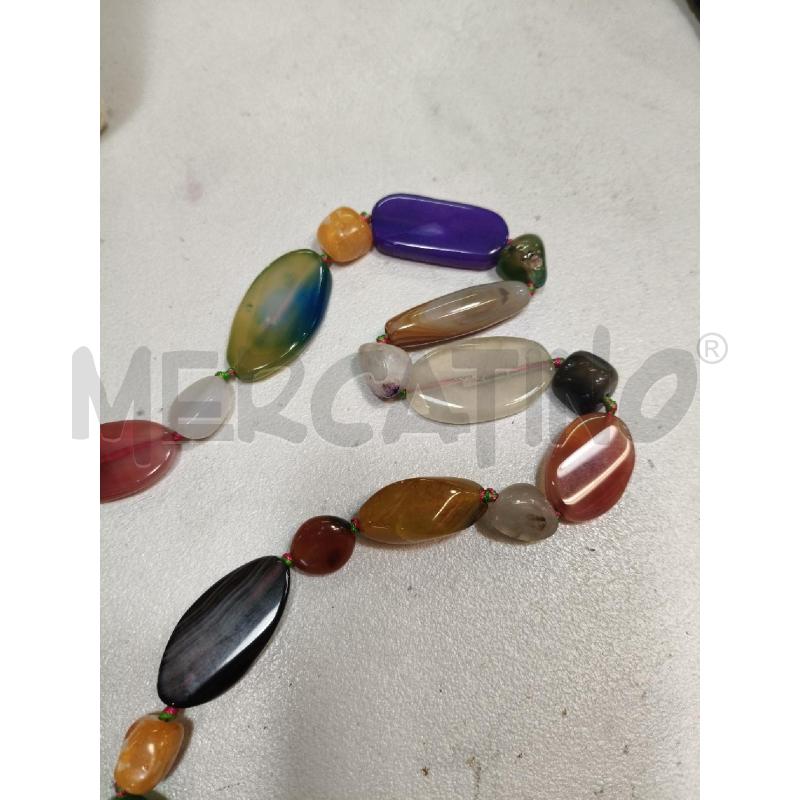 COLLANA PIETRE DURE COL CUORE/ROMBO/ALL | Mercatino dell'Usato Roma talenti 2