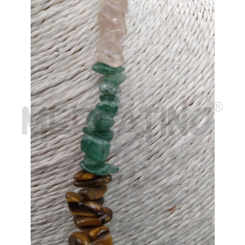 COLLANA PIE DURE IRREG ROSA/VER/VIO/TIGR | Mercatino dell'Usato Roma talenti 4