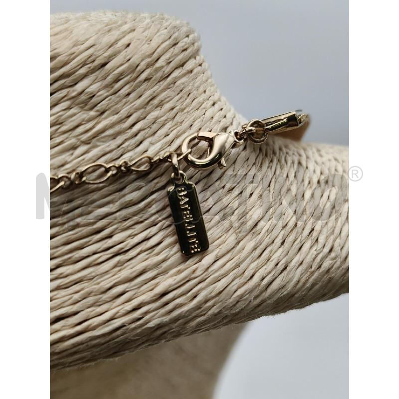 COLLANA SATELLITE MAGLIA DOR CENTR TESS BEIGE PERLE  | Mercatino dell'Usato Roma talenti 4
