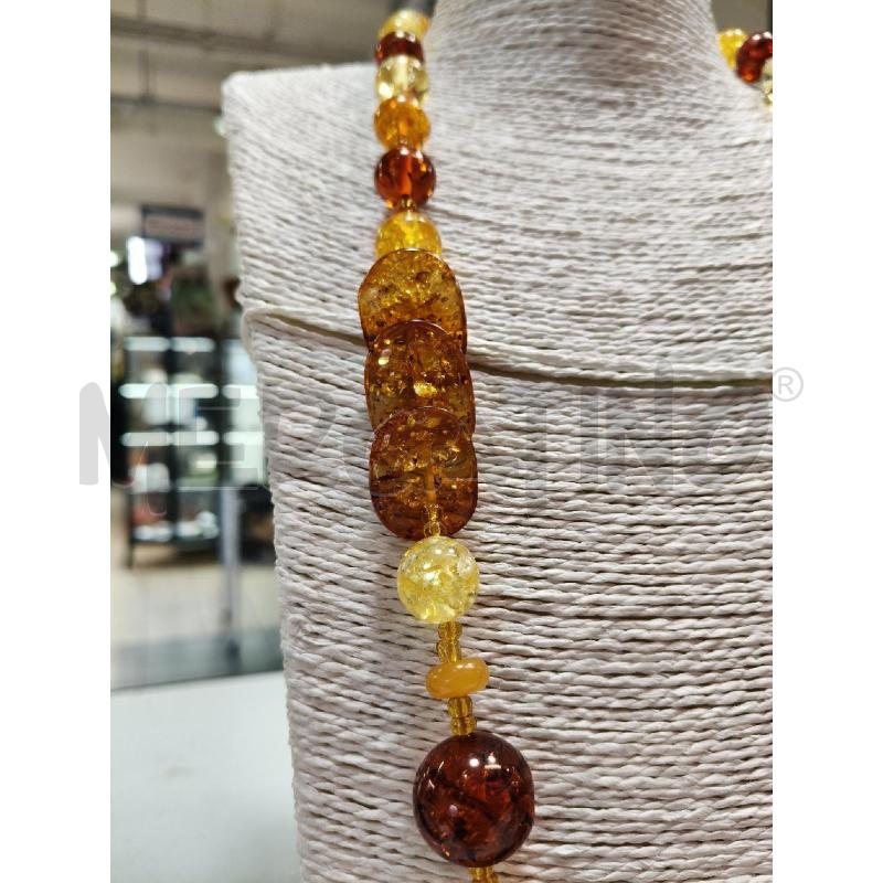 COLLANA SFERE AMB CENTR PUNTE MAR FIORI  | Mercatino dell'Usato Roma talenti 2