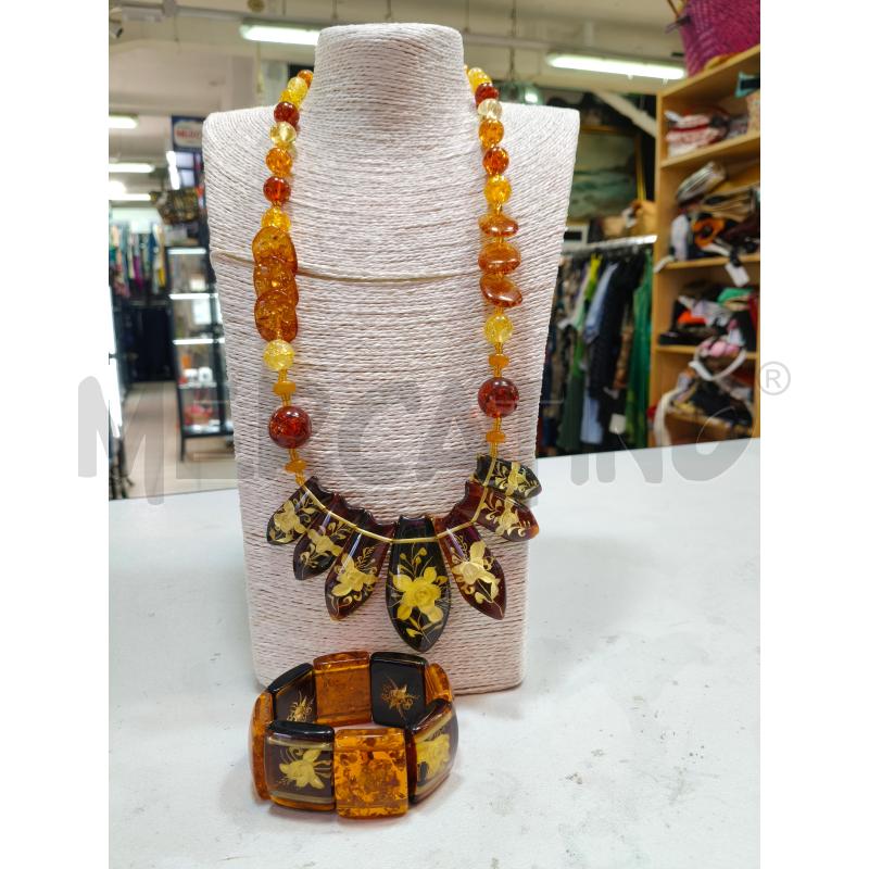 COLLANA SFERE AMB CENTR PUNTE MAR FIORI  | Mercatino dell'Usato Roma talenti 5