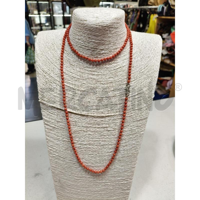 COLLANA SFERE PICC CORALLO CHIUS FUSION  | Mercatino dell'Usato Roma talenti 1
