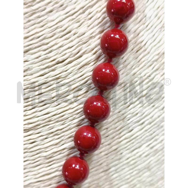 COLLANA SFERE ROSSO SALISCENDI FUSION GOCCIA  | Mercatino dell'Usato Roma talenti 4