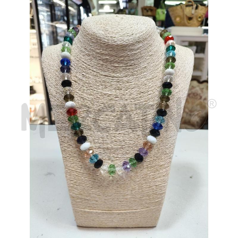 COLLANA SFERE SCHIACC SFACC MULTICOLOR | Mercatino dell'Usato Roma talenti 1