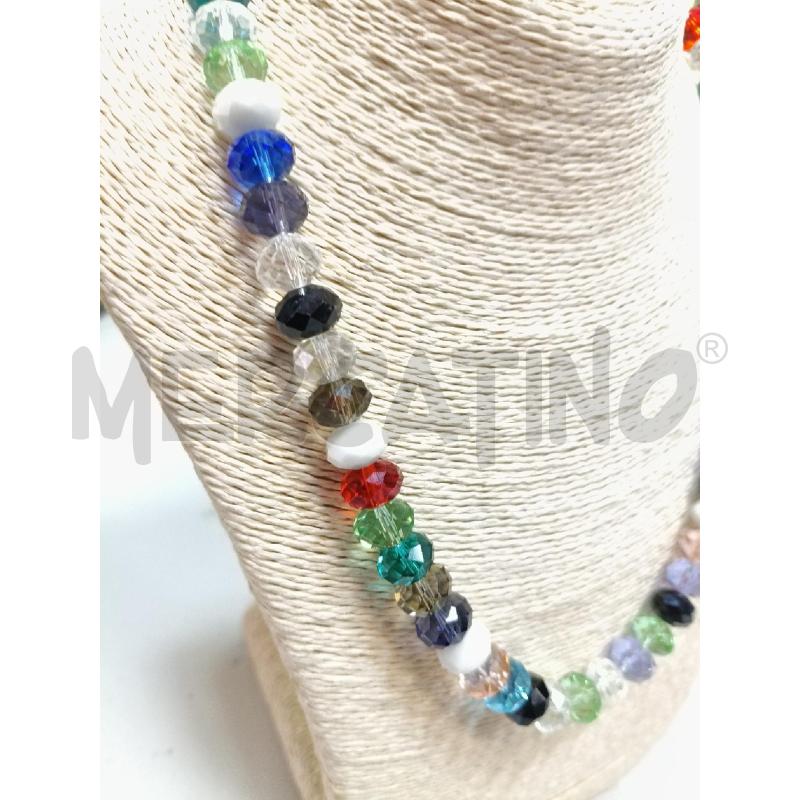 COLLANA SFERE SCHIACC SFACC MULTICOLOR | Mercatino dell'Usato Roma talenti 3