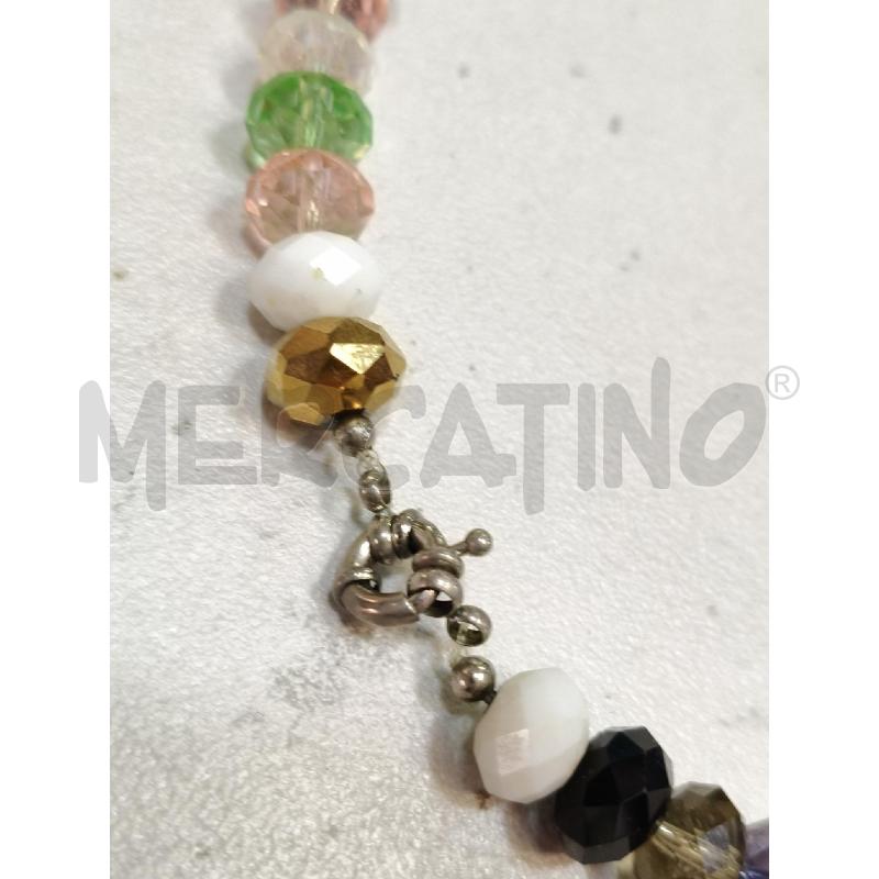 COLLANA SFERE SCHIACC SFACC MULTICOLOR | Mercatino dell'Usato Roma talenti 4