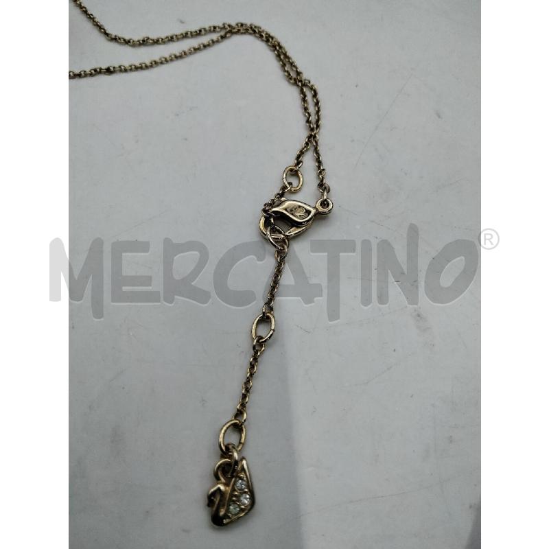 COLLANA SWARIVSKI DOR PEND FIORE STILIZZATO DOPPIO  | Mercatino dell'Usato Roma talenti 3