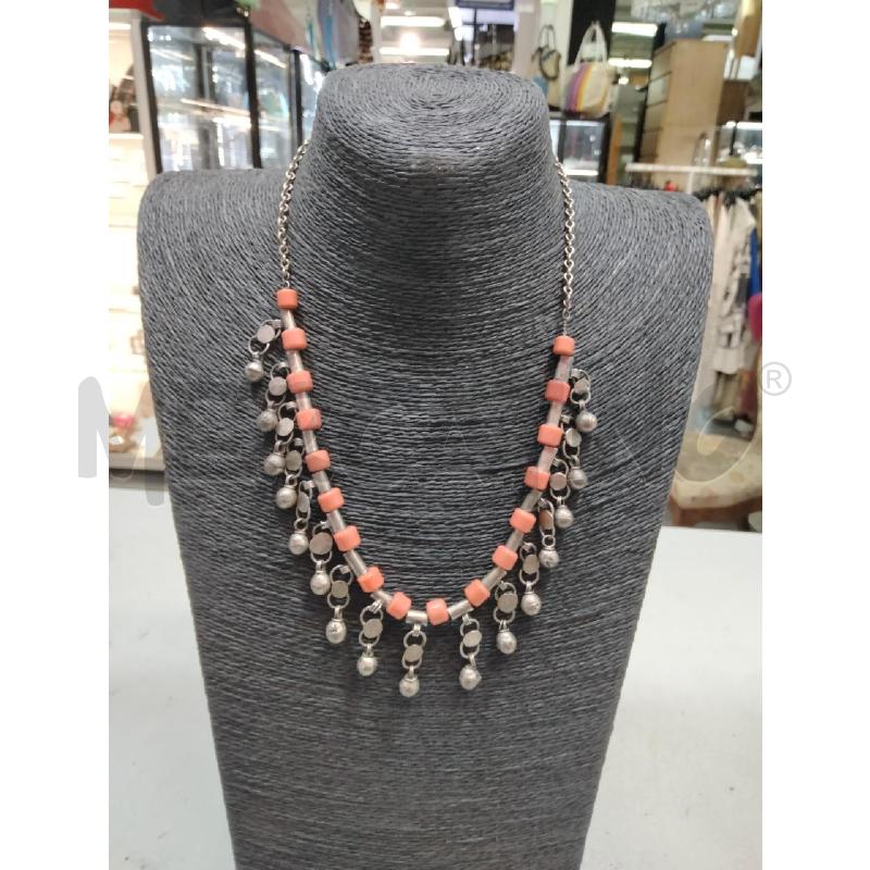 COLLANA TUB MET/COR ROSA SONAGLI | Mercatino dell'Usato Roma talenti 1