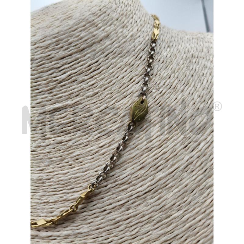 COLLANA VINT GIROC DOR FIORI PIETRINE VIO/PERLINE | Mercatino dell'Usato Roma talenti 5