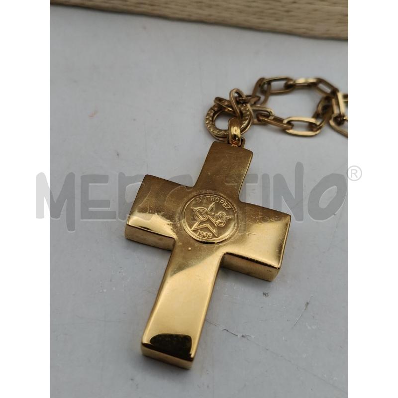 COLLANA  GAS SAINT TROPEZ DOR CROCE SMALTI COL | Mercatino dell'Usato Roma talenti 4