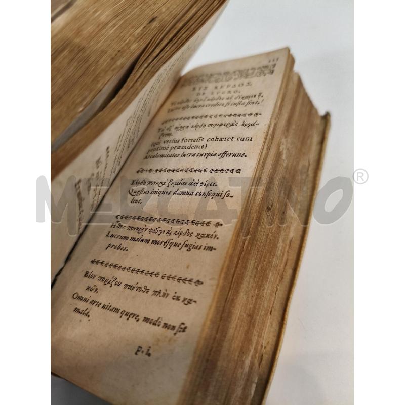 COMICORUM GRAECORUM SENTENTIAE MDLXIX | Mercatino dell'Usato Roma talenti 2
