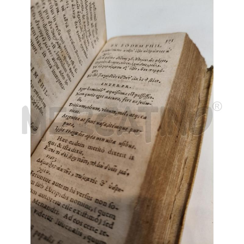 COMICORUM GRAECORUM SENTENTIAE MDLXIX | Mercatino dell'Usato Roma talenti 3