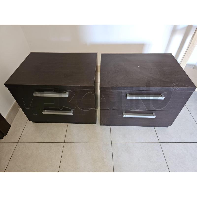 COMODINI COPPIA 2CASS C/WENGE | Mercatino dell'Usato Roma talenti 1