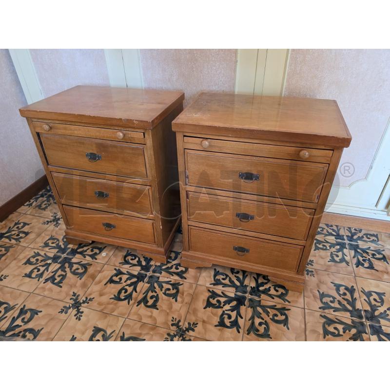 COMODINI COPPIA LEGNO 3C | Mercatino dell'Usato Roma talenti 1