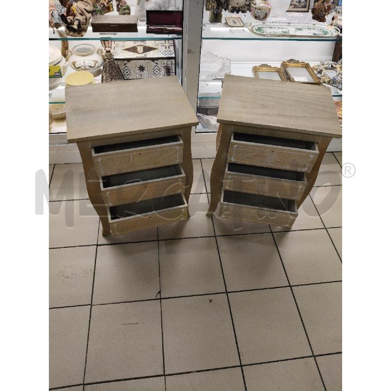 COMODINI COPPIA LEGNO 3C | Mercatino dell'Usato Roma talenti 2