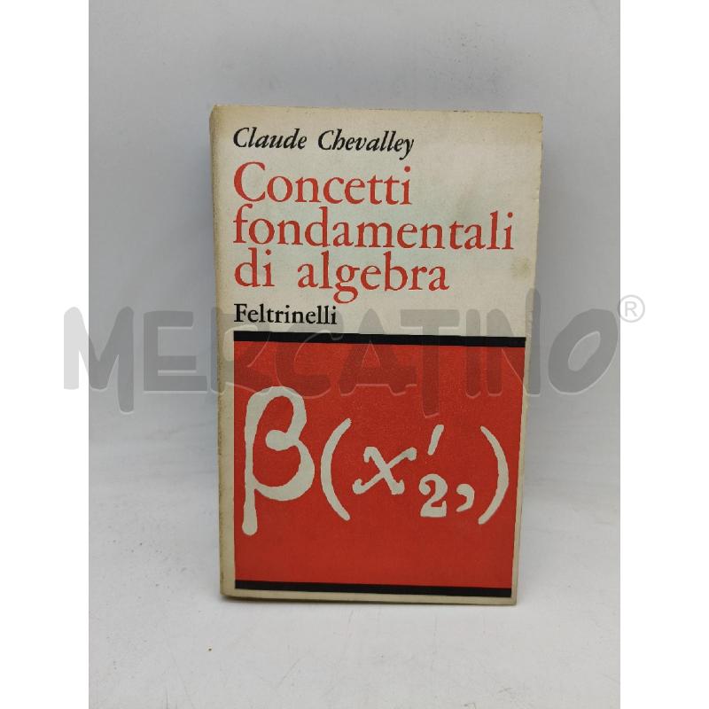 CONCETTI FONDAMENTALI DI ALGEBRA | Mercatino dell'Usato Roma talenti 1