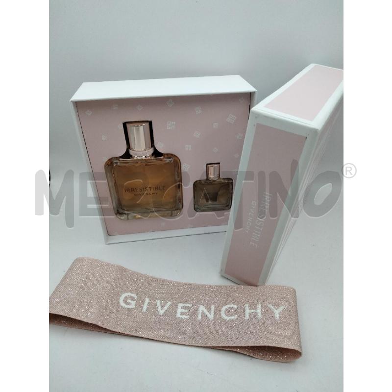 CONFEZIONE GIVENCHY IRRESISTIBLE PROFUMO 50ML + MINIATURA 8ML | Mercatino dell'Usato Roma talenti 1