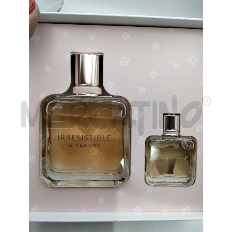 CONFEZIONE GIVENCHY IRRESISTIBLE PROFUMO 50ML + MINIATURA 8ML | Mercatino dell'Usato Roma talenti 2