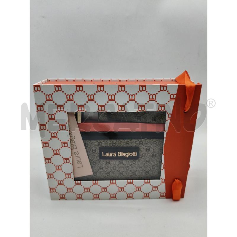 CONFEZIONE REGALO L BIAGIOTTI PORTAFOGLIO + CINTA | Mercatino dell'Usato Roma talenti 1