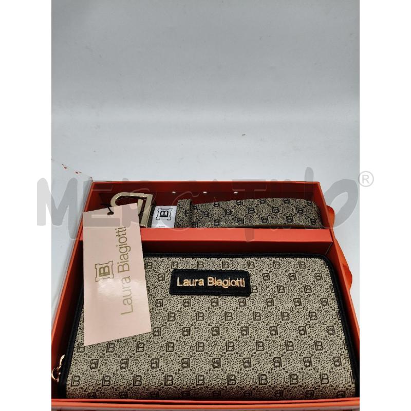 CONFEZIONE REGALO L BIAGIOTTI PORTAFOGLIO + CINTA | Mercatino dell'Usato Roma talenti 2
