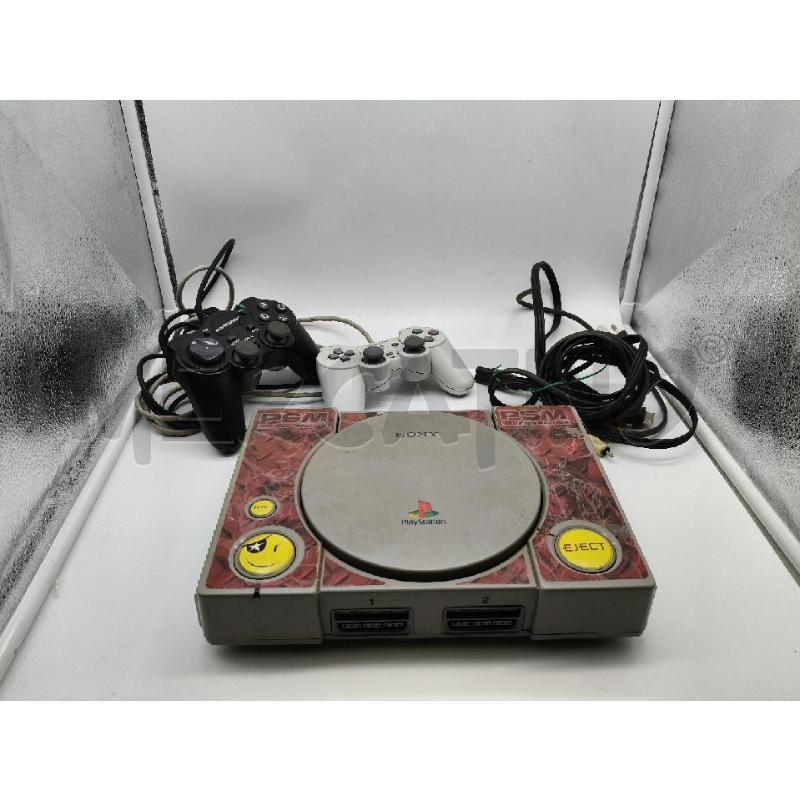 CONSOLE SONY PS1 CON ADESIVI PSM E DUE CONTROLLER | Mercatino dell'Usato Roma talenti 1