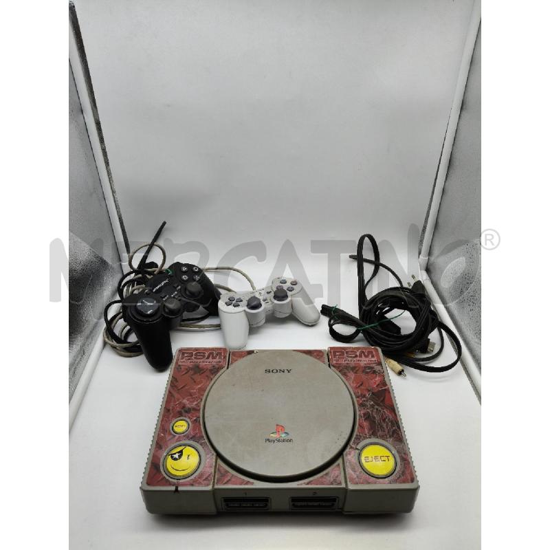CONSOLE SONY PS1 CON ADESIVI PSM E DUE CONTROLLER | Mercatino dell'Usato Roma talenti 2