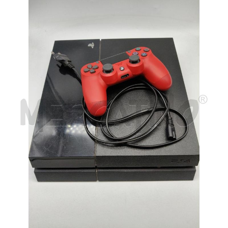 CONSOLE SONY PS4 CON UN CONTROLLER ROSSO | Mercatino dell'Usato Roma talenti 1