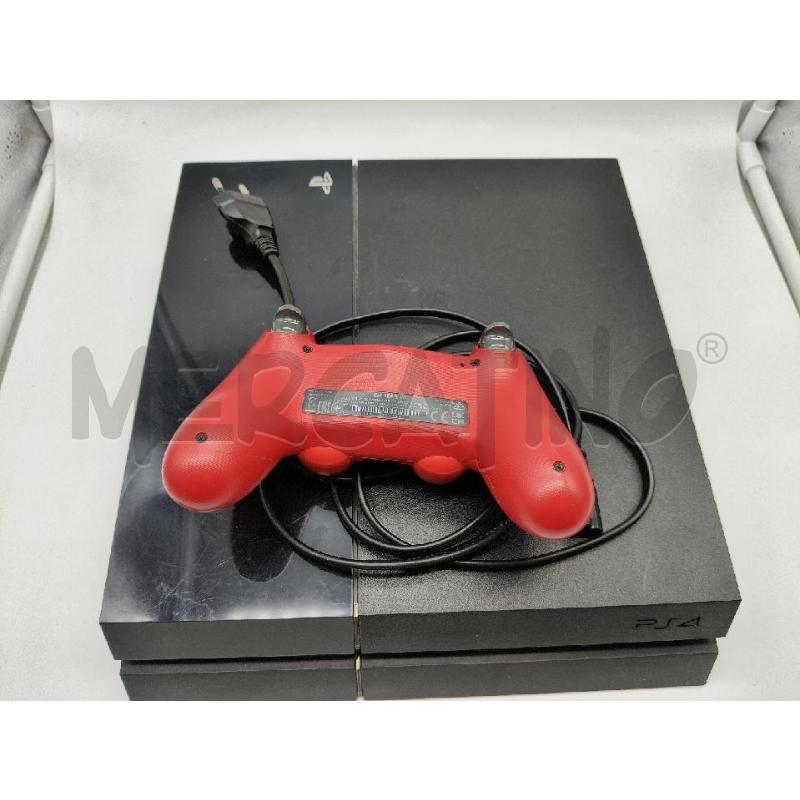 CONSOLE SONY PS4 CON UN CONTROLLER ROSSO | Mercatino dell'Usato Roma talenti 3