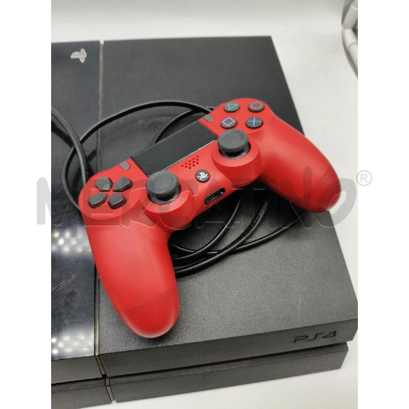 CONSOLE SONY PS4 CON UN CONTROLLER ROSSO | Mercatino dell'Usato Roma talenti 4