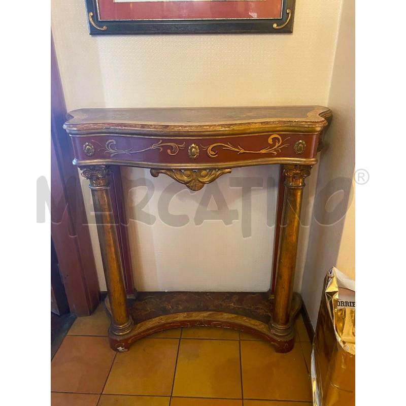 CONSOLLE DIPINTA LEGNO  | Mercatino dell'Usato Roma talenti 1