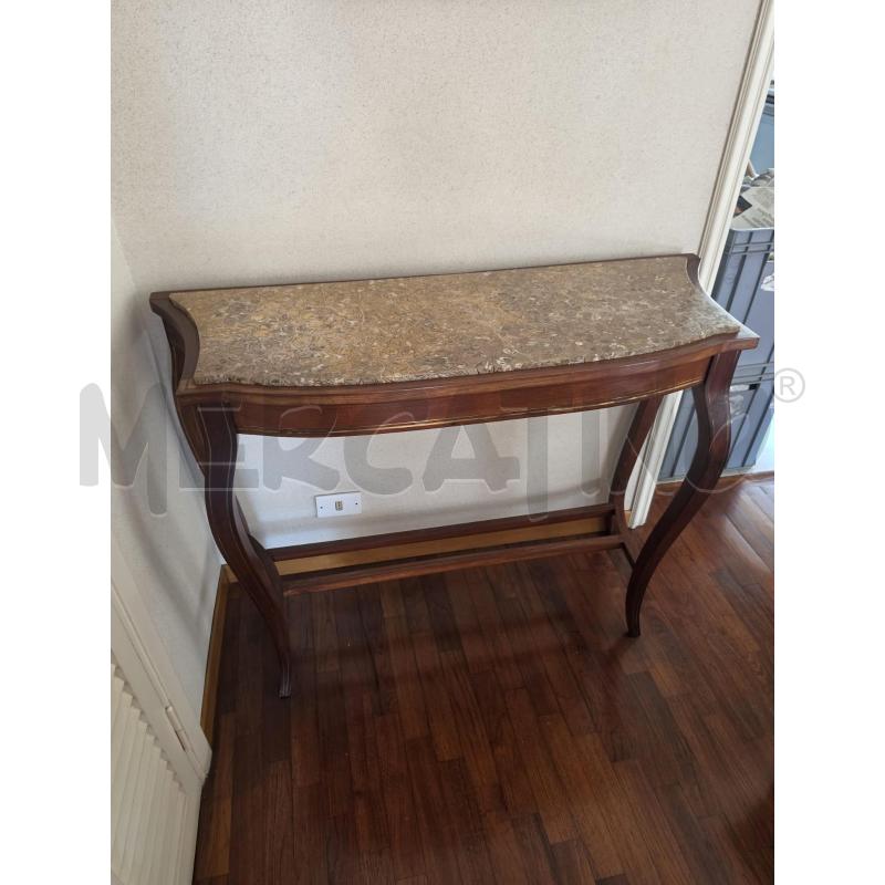 CONSOLLE LEGNO P/MARMO | Mercatino dell'Usato Roma talenti 1