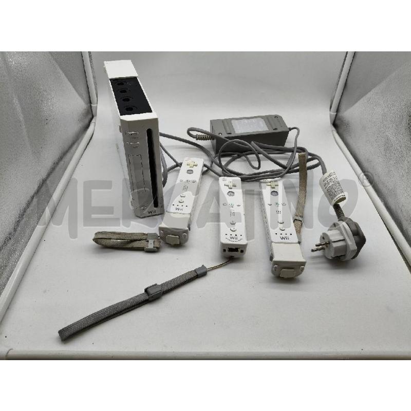 CONSOLLE WII CON 3 CONTROLLER | Mercatino dell'Usato Roma talenti 1
