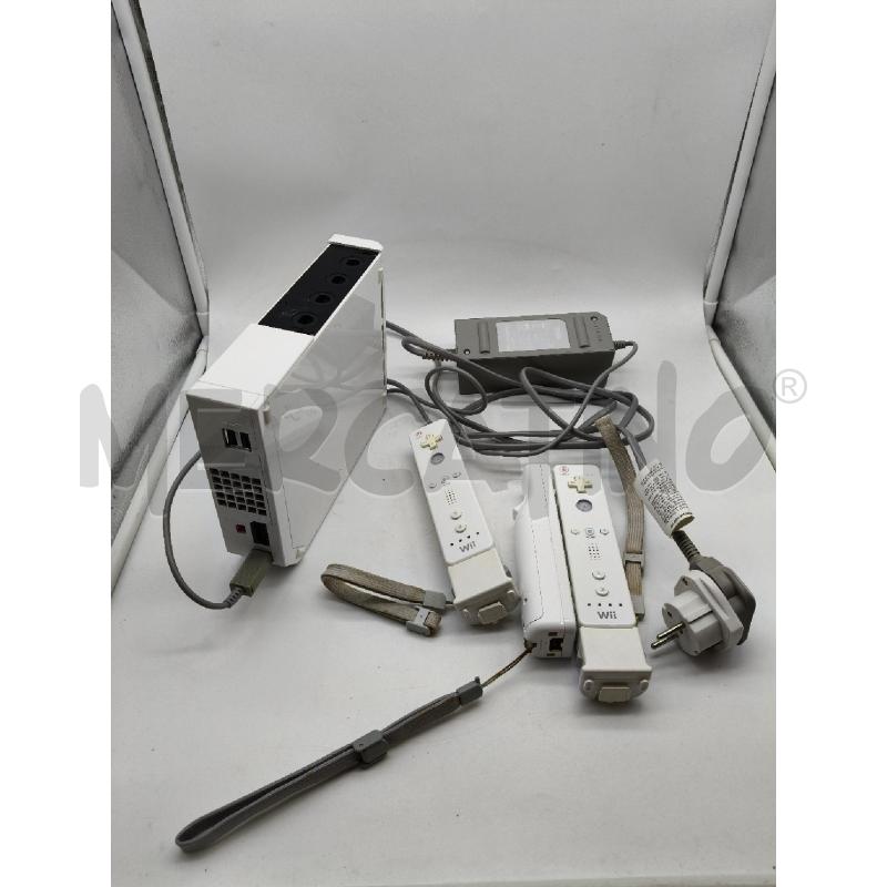 CONSOLLE WII CON 3 CONTROLLER | Mercatino dell'Usato Roma talenti 3