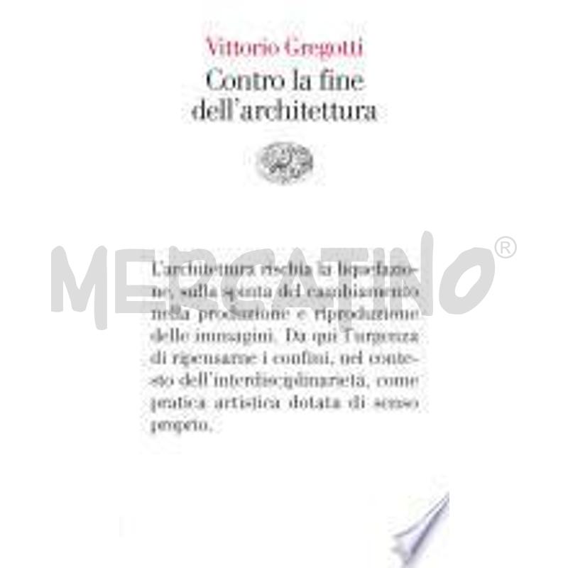 CONTRO LA FINE DELL'ARCHITETTURA | Mercatino dell'Usato Roma talenti 1
