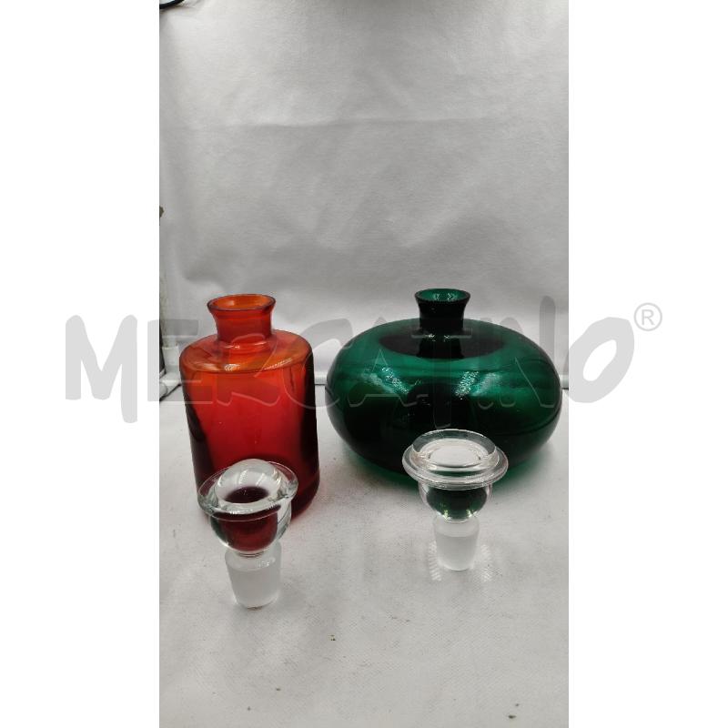 COPPIA AMPOLLE MURANO VINT  | Mercatino dell'Usato Roma talenti 2