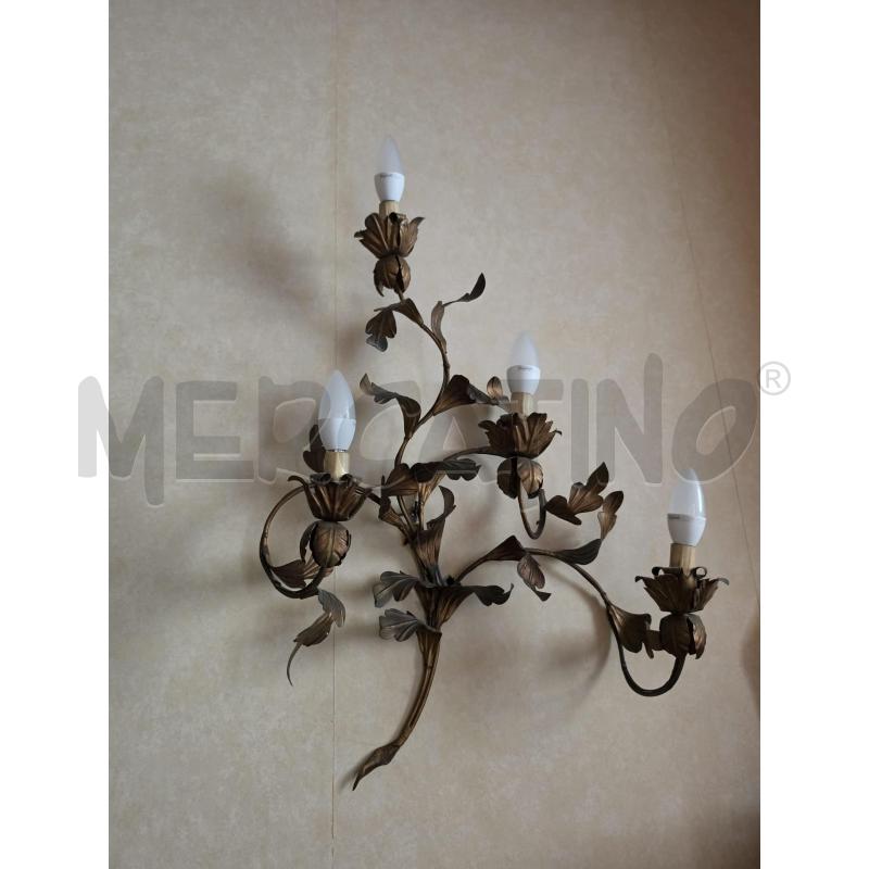 COPPIA APPLIQUE MET FOGLIE 4L | Mercatino dell'Usato Roma talenti 2