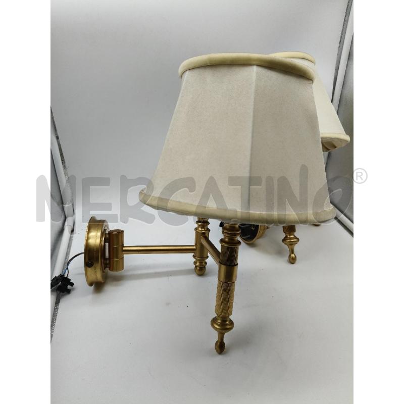 COPPIA APPLIQUE OTTONE 1L  | Mercatino dell'Usato Roma talenti 2