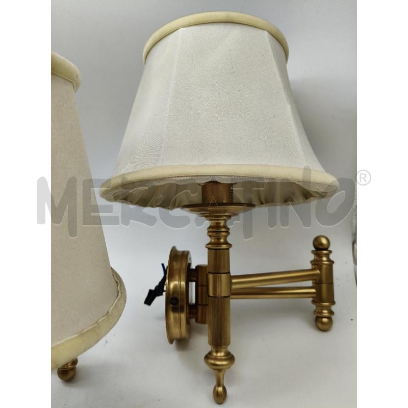 COPPIA APPLIQUE OTTONE 1L  | Mercatino dell'Usato Roma talenti 3