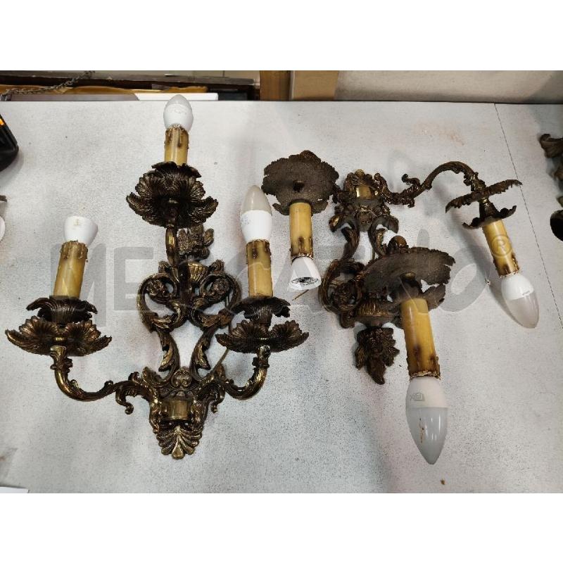 COPPIA APPLIQUE OTTONE | Mercatino dell'Usato Roma talenti 1