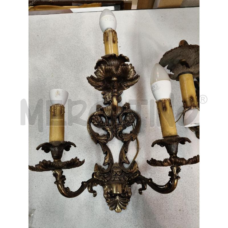 COPPIA APPLIQUE OTTONE | Mercatino dell'Usato Roma talenti 2