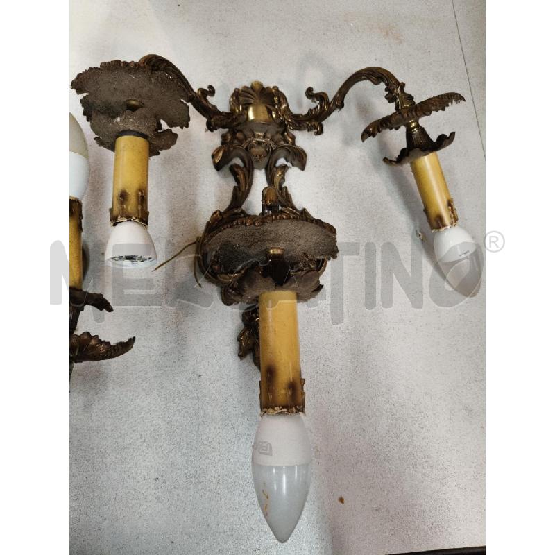 COPPIA APPLIQUE OTTONE | Mercatino dell'Usato Roma talenti 3