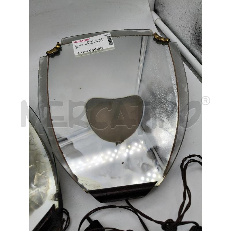 COPPIA APPLIQUE VINTAGE  | Mercatino dell'Usato Roma talenti 3